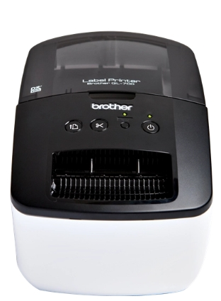 Brother Impresora QL-700 QL700ZG1 Impresora de etiquetas térmica directa, Ancho de banda hasta max. 62 mm, Euroconector 220-240