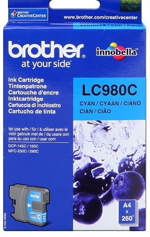Brother cartucho azul LC980C