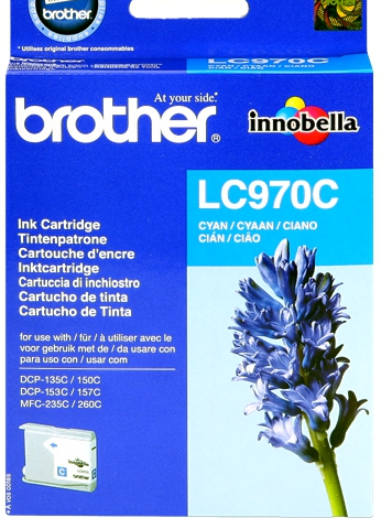 BROTHER LC-970C Cartucho Cyan DCP135 150 23