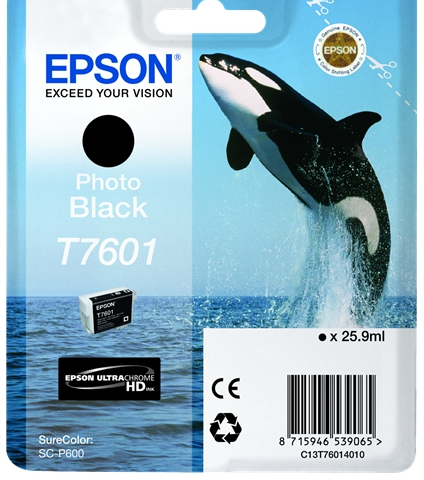 Epson Cartucho de tinta negro (foto) C13T76014010 T7601