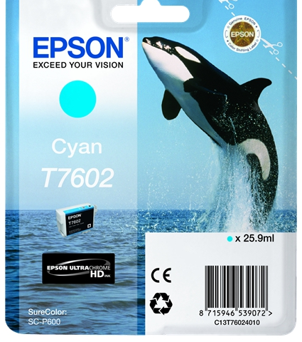 Epson Cartucho de tinta cían C13T76024010 T7602