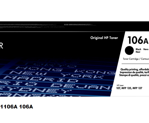 HP Tóner negro W1106A 106A