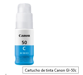 Canon Cartucho de tinta cian GI-50c 3403C001