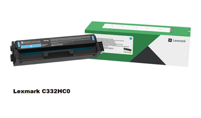 Lexmark Tóner cian C332HC0