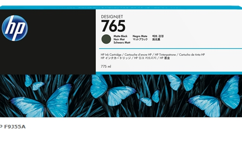 HP Cartucho de tinta negro (mate) F9J55A 765 775ml