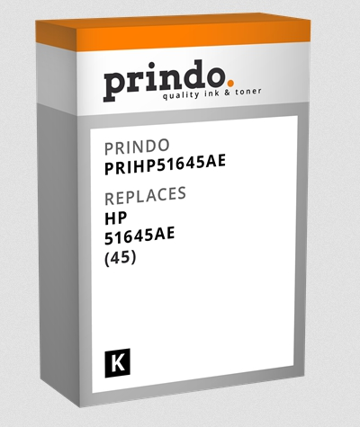 Prindo Cartucho de tinta negro PRIHP51645AE alternativa para HP 51645AE (45)