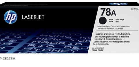HP Tóner CE278A Negro LaserJet Pro P1566/P1606