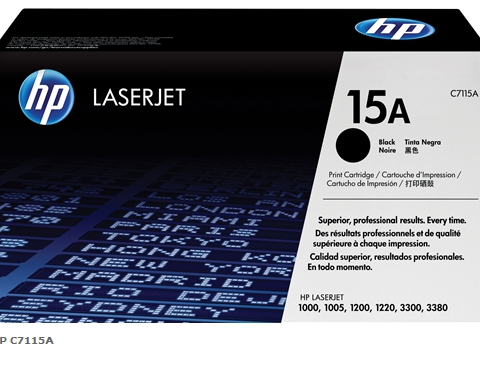 HP 15A tóner Negro Laserjet 1000w/1200/1220/..