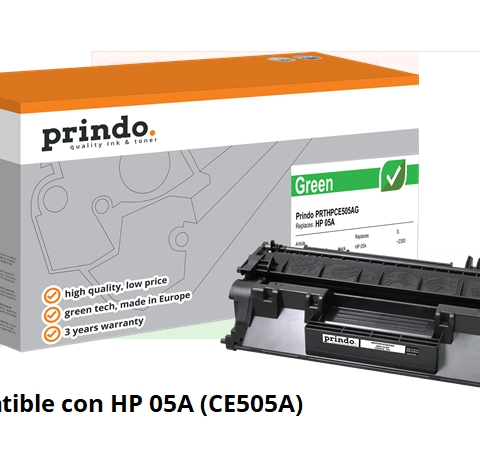 Prindo Tóner negro PRTHPCE505AG Green Compatible con HP 05A CE505A