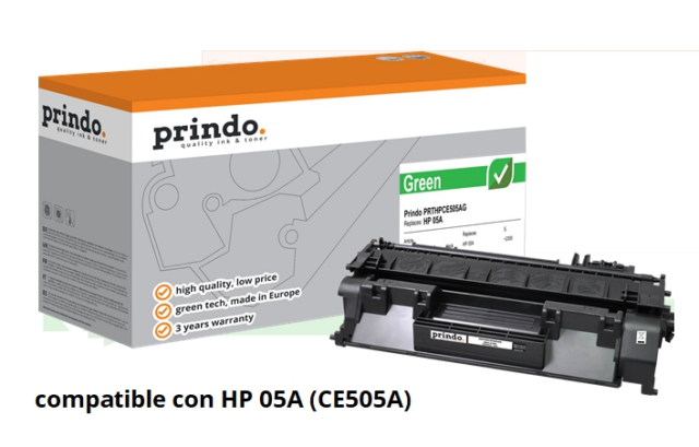 Prindo Tóner negro PRTHPCE505AG Green Compatible con HP 05A CE505A