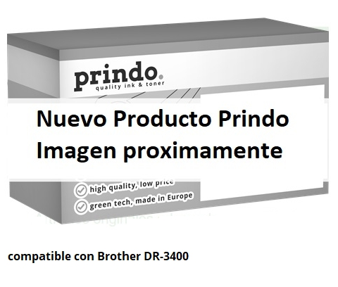 Prindo Unidad de tambor negro PRTBDR3400 Compatible con Brother DR-3400