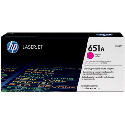 HP N 651A Tóner Magenta Hp MFP M775 series CE343A