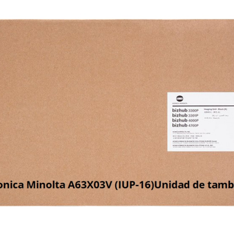 Konica Minolta Unidad de tambor negro A63X03V IUP-16