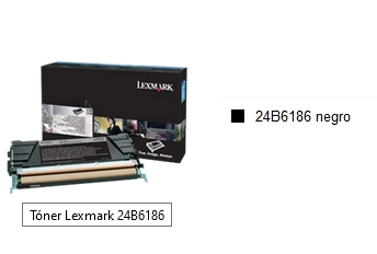 Lexmark Tóner negro 24B6186