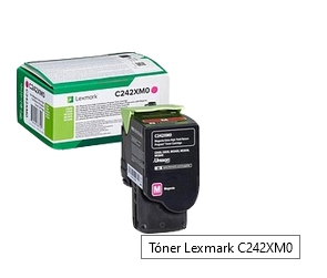 Lexmark Tóner magenta C242XM0