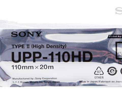 Sony Papel Blanco UPP-110HD Thermopapier papel térmico, rollo, 110mm x 20m