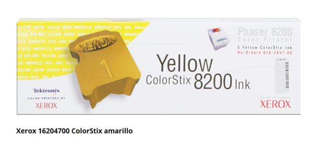 Xerox ColorStix amarillo 16204700 5 stix