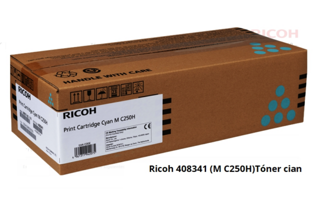 Ricoh Tóner cian 408341 M C250H