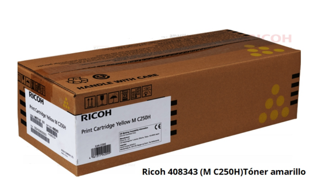 Ricoh Tóner amarillo 408343 M C250H