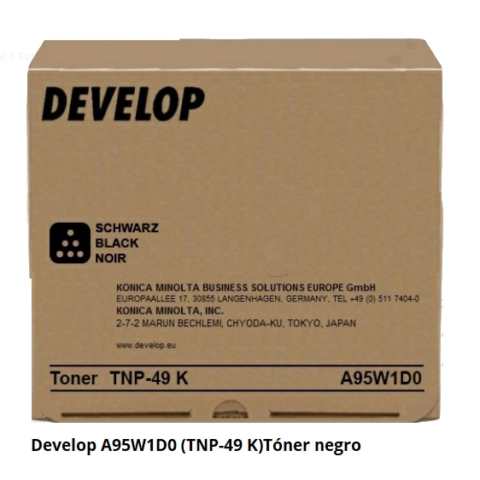 Develop Tóner negro A95W1D0 TNP-49 K