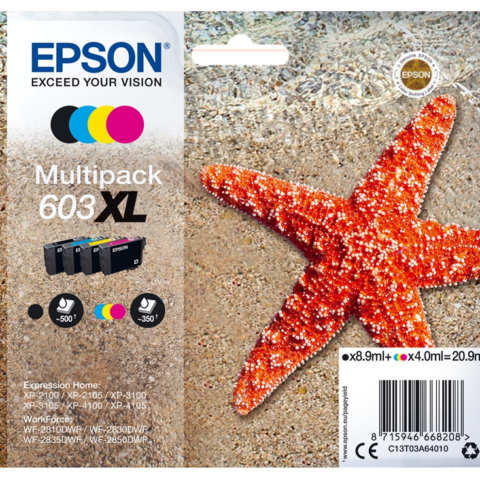 Epson Multipack C13T03A64010 603XL