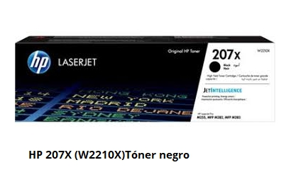 HP Tóner negro W2210X 207X