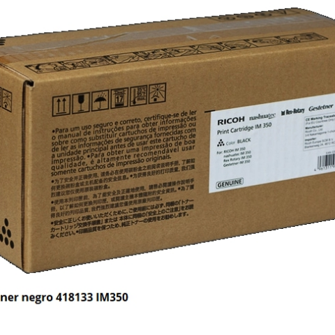 Ricoh Tóner negro 418133 IM350