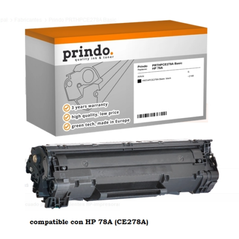 Prindo Tóner negro PRTHPCE278A Basic compatible con HP 78A CE278A