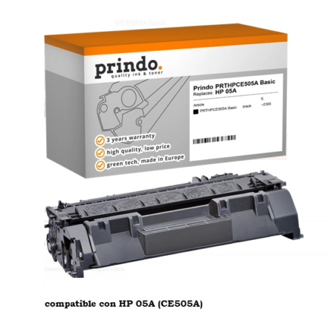 Prindo Tóner negro PRTHPCE505A Basic compatible con HP 05A CE505A