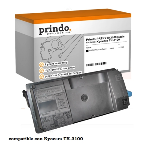 Prindo Tóner negro PRTKYTK3100 Basic compatible con Kyocera TK-3100