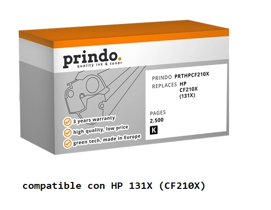 Prindo Tóner negro PRTHPCF210X alternativa para HP CF210X