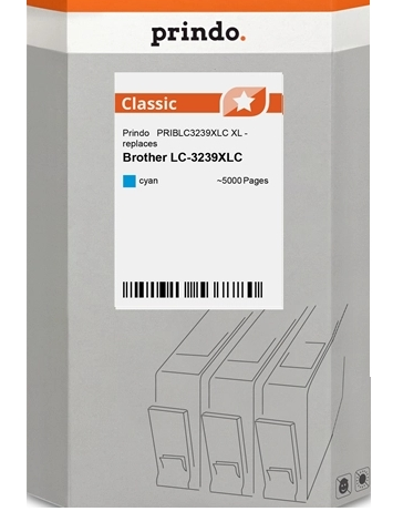 Prindo Cartucho de tinta cian PRIBLC3239XLC compatible con Brother LC-3239XLC