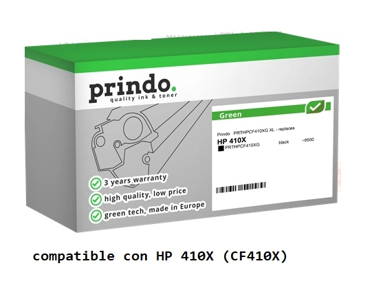 Prindo Tóner negro PRTHPCF410XG Green Compatible con HP 410X CF410X