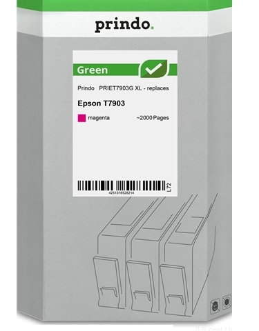 Prindo Cartucho de tinta magenta PRIET7903G Green compatible con Epson T7903 C13T79034010