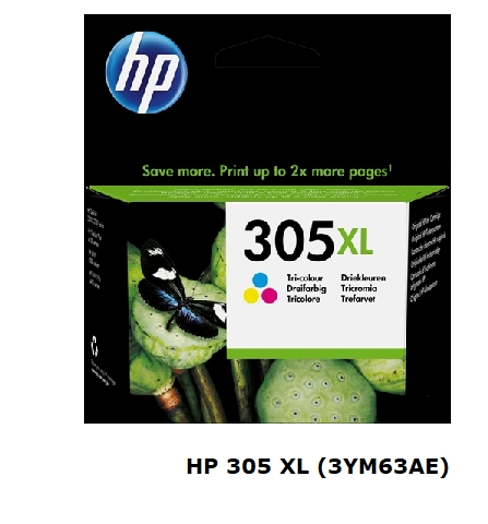 HP Cartucho de tinta varios colores 3YM63AE 305 XL