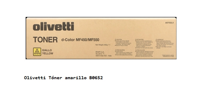 Olivetti Tóner amarillo B0652