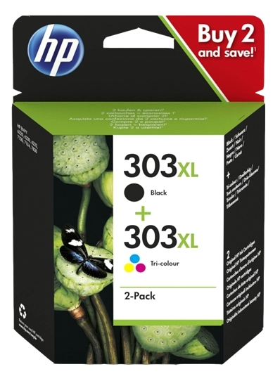 HP Multipack negro varios colores 3YN10AE MCVP 303XL