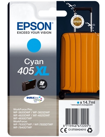 Epson Cartucho de tinta cian C13T05H24010 405XL