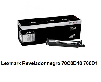 Lexmark Revelador negro 70C0D10 700D1