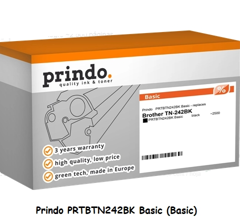 Prindo Tóner negro PRTBTN242BK Basic compatible Brother TN-242BK