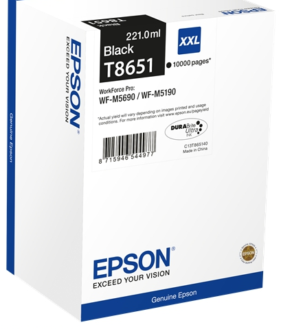 Epson Cartucho de tinta negro C13T865140 T8651