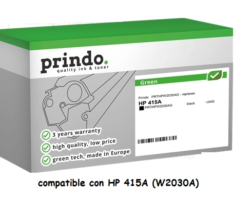 Prindo Tóner negro PRTHPW2030A compatible con HP 415A W2030A
