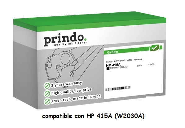 Prindo Tóner negro PRTHPW2030A compatible con HP 415A W2030A