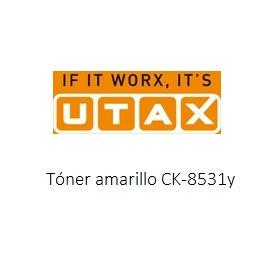 Utax Tóner amarillo CK-8531y 1T02XDAUT0