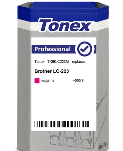Tonex Cartucho de tinta magenta TXIBLC223M LC-223 compatible brother lc-233