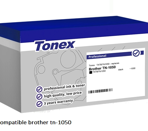 Tonex Tóner negro TXTBTN1050 compatible brother tn1050