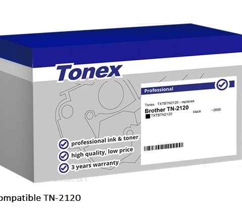 Tonex Tóner negro TXTBTN2120 compatible tn2120