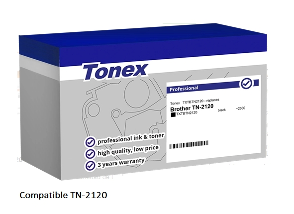 Tonex Tóner negro TXTBTN2120 compatible tn2120