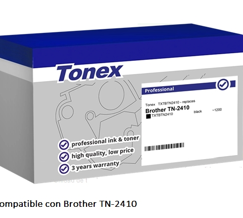Tonex Tóner negro TXTBTN2410 compatible con Brother TN-2410