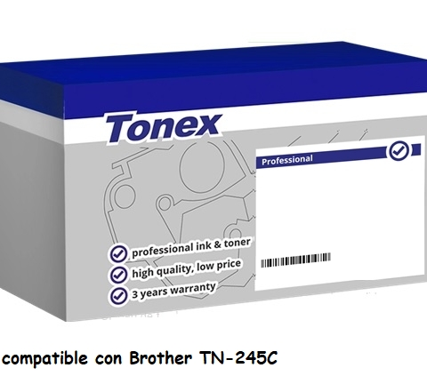 Tonex Tóner cian TXTBTN245C compatible con Brother TN-245C